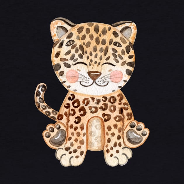 Cute leopard by DreamLoudArt